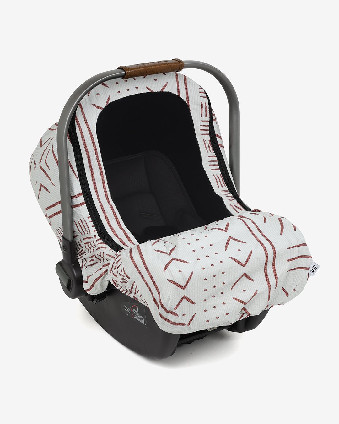 Summer Lite GlizCover™ - Rust On Bone Mudcloth - Gliz Design