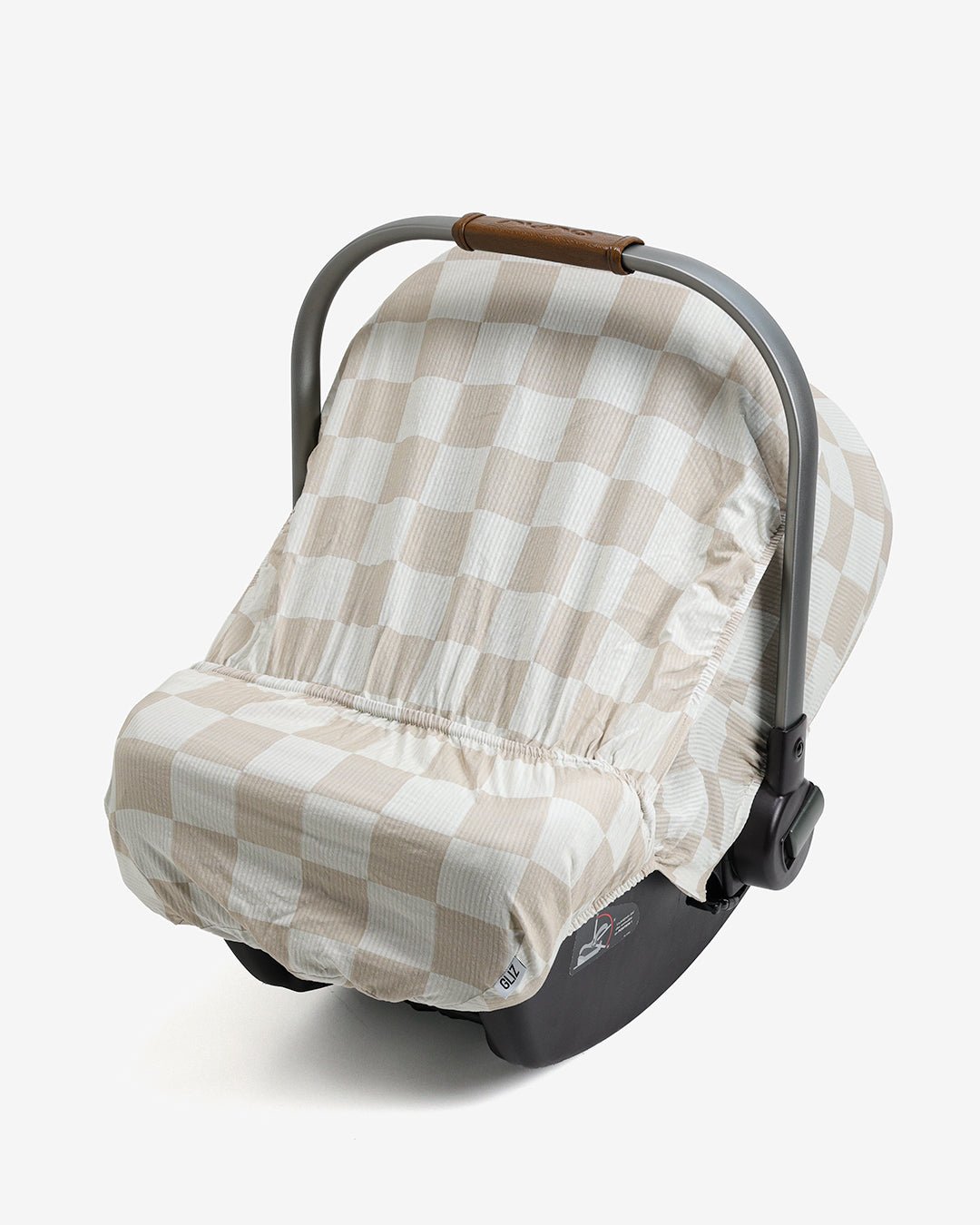 Summer Lite GlizCover™ - Sandy Taupe & Cream Checkers - Gliz Design