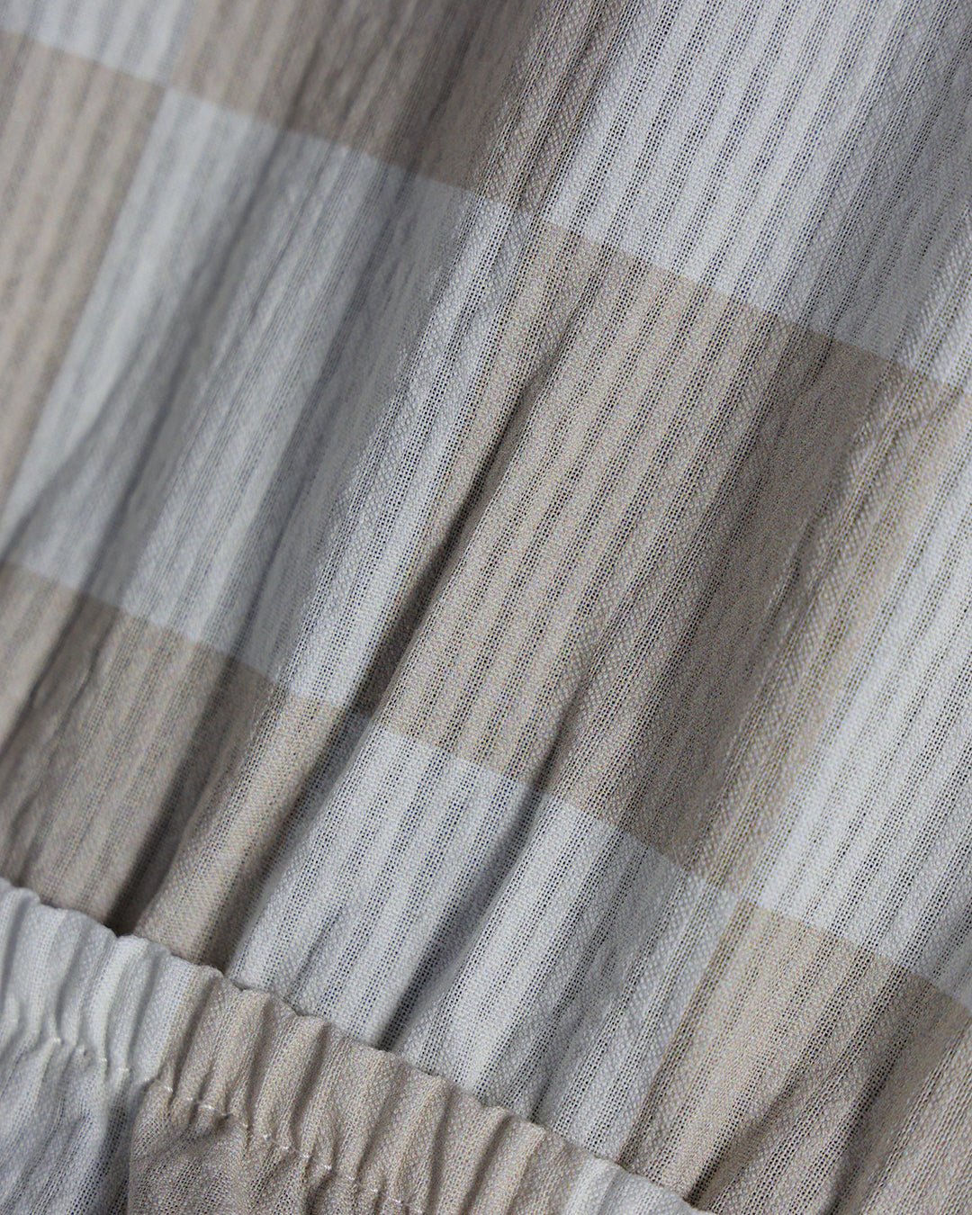 Summer Lite GlizCover™ - Sandy Taupe & Cream Checkers - Gliz Design
