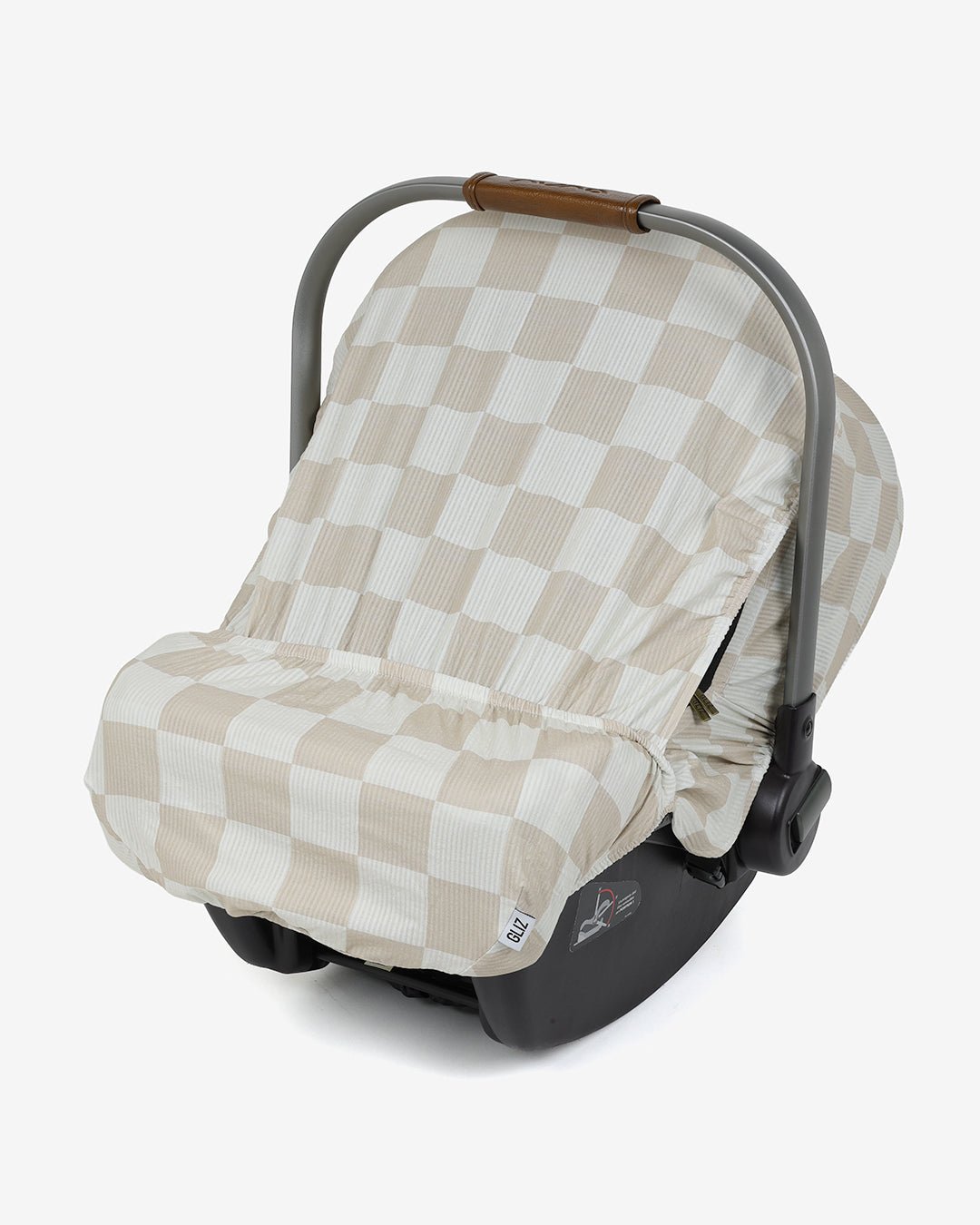 Summer Lite GlizCover™ - Sandy Taupe & Cream Checkers - Gliz Design