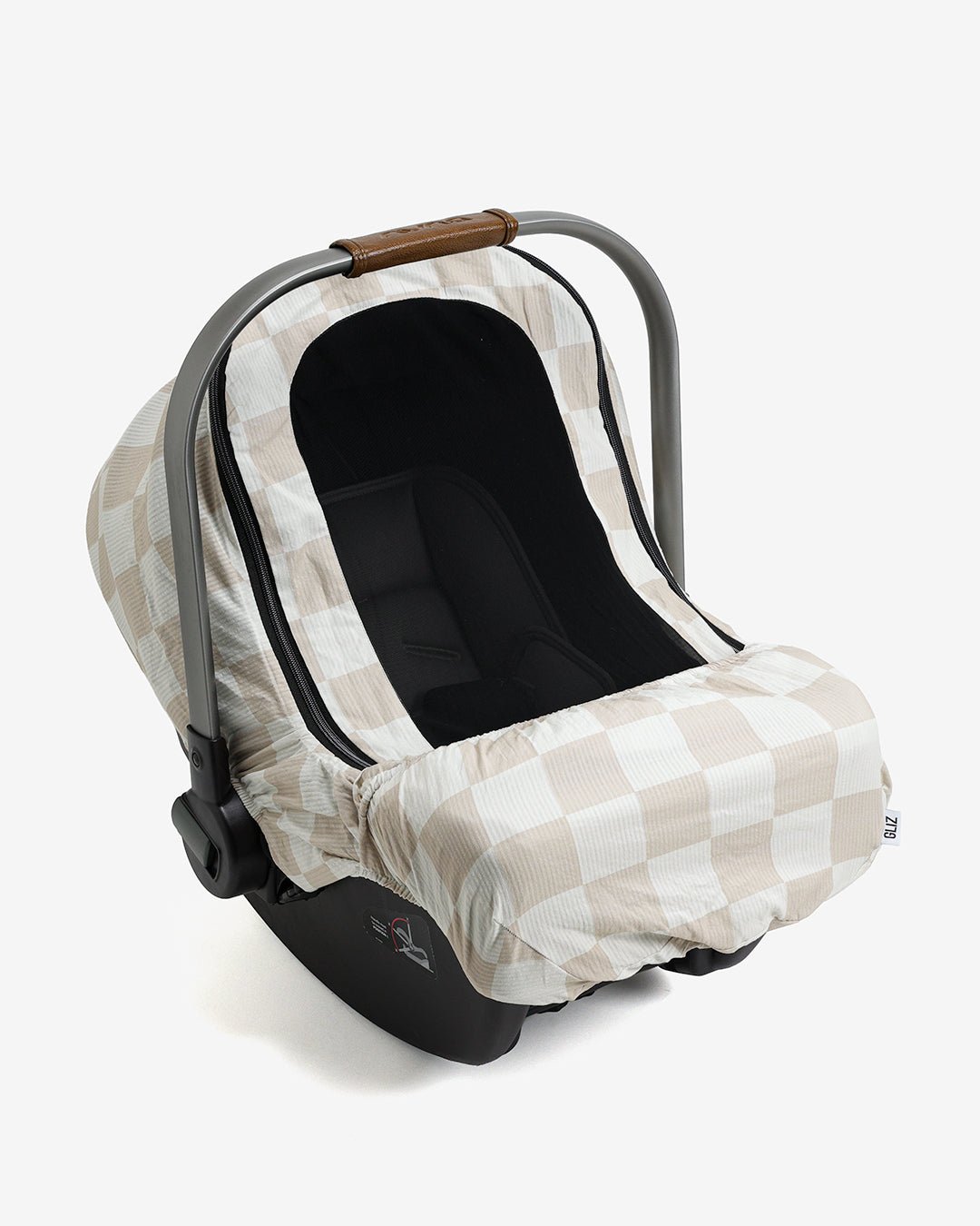 Summer Lite GlizCover™ - Sandy Taupe & Cream Checkers - Gliz Design