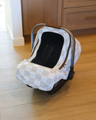 Summer Lite GlizCover™ - Sandy Taupe & Cream Checkers - Gliz Design