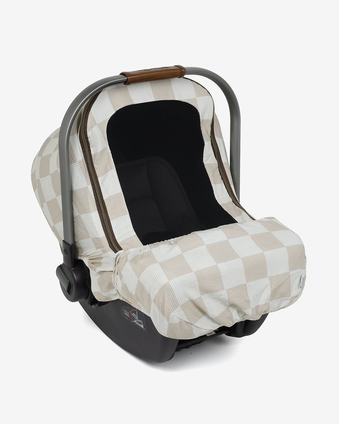 Summer Lite GlizCover™ - Sandy Taupe & Cream Checkers - Gliz Design