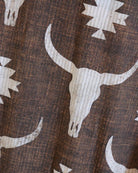 Summer Lite GlizCover™ - Southwest Brown Longhorn - Gliz Design