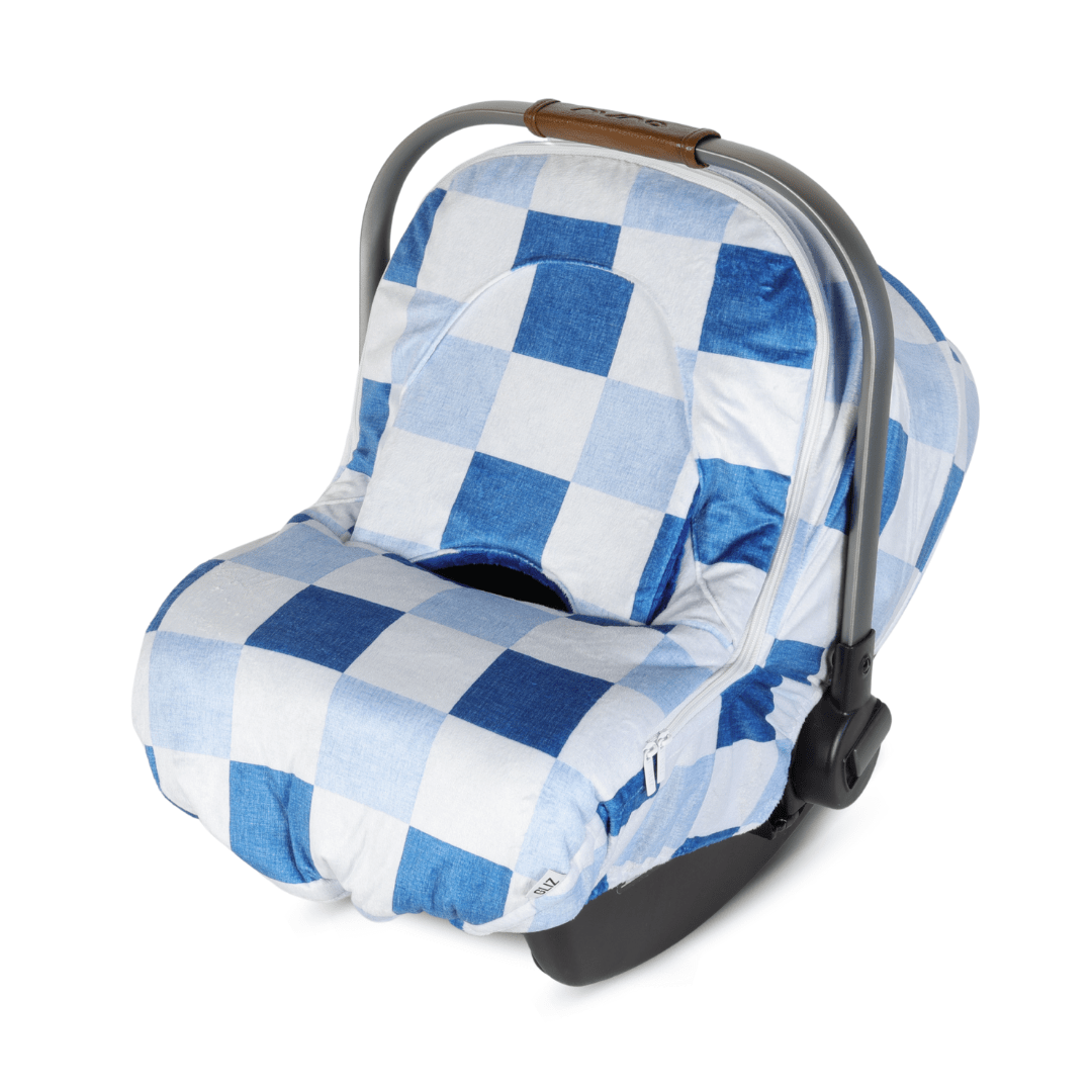 Winter Cover - Checkered Blue - Gliz Design