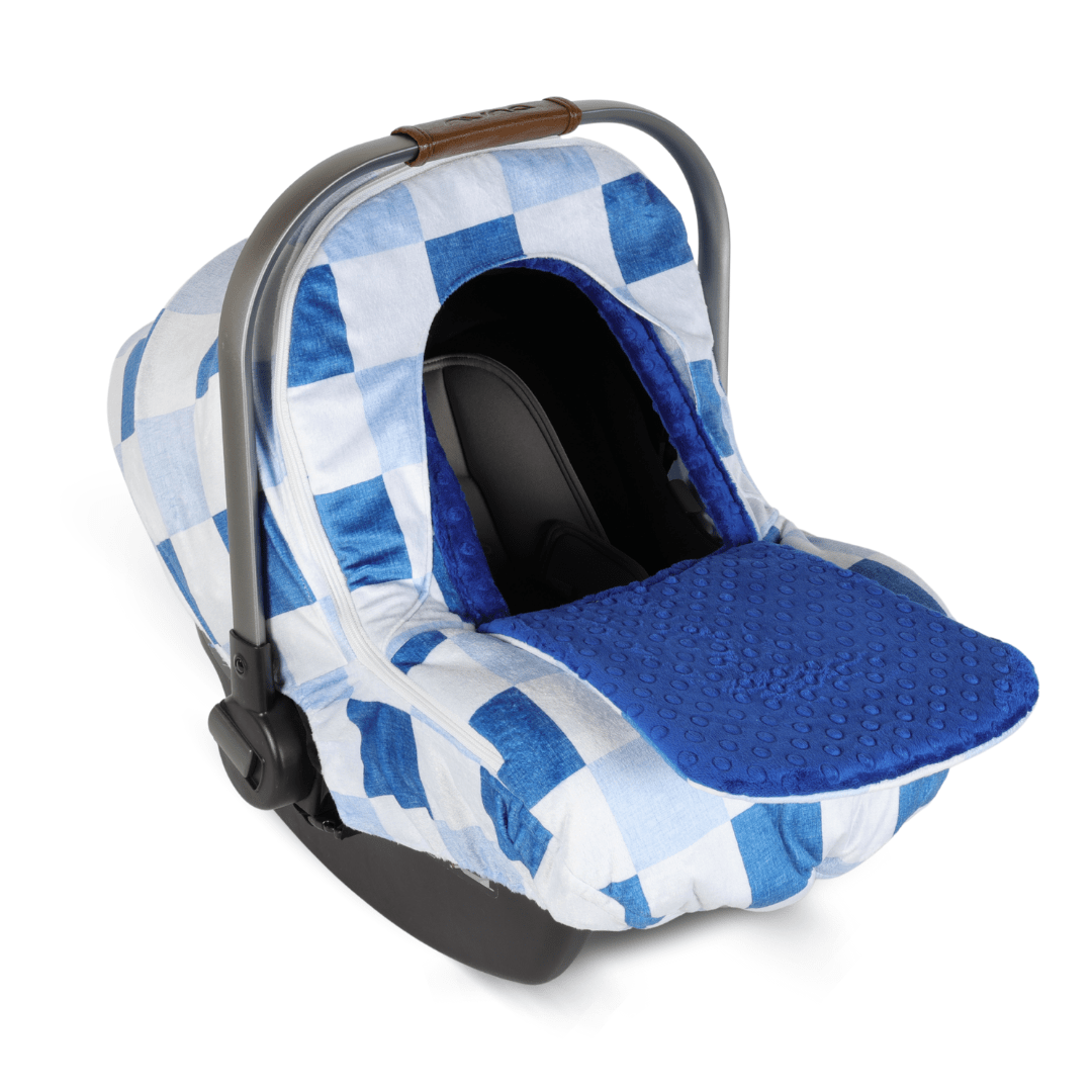 Winter Cover - Checkered Blue - Gliz Design