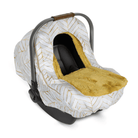 Winter Cover - Chevron Painted White Gold - Gliz Design