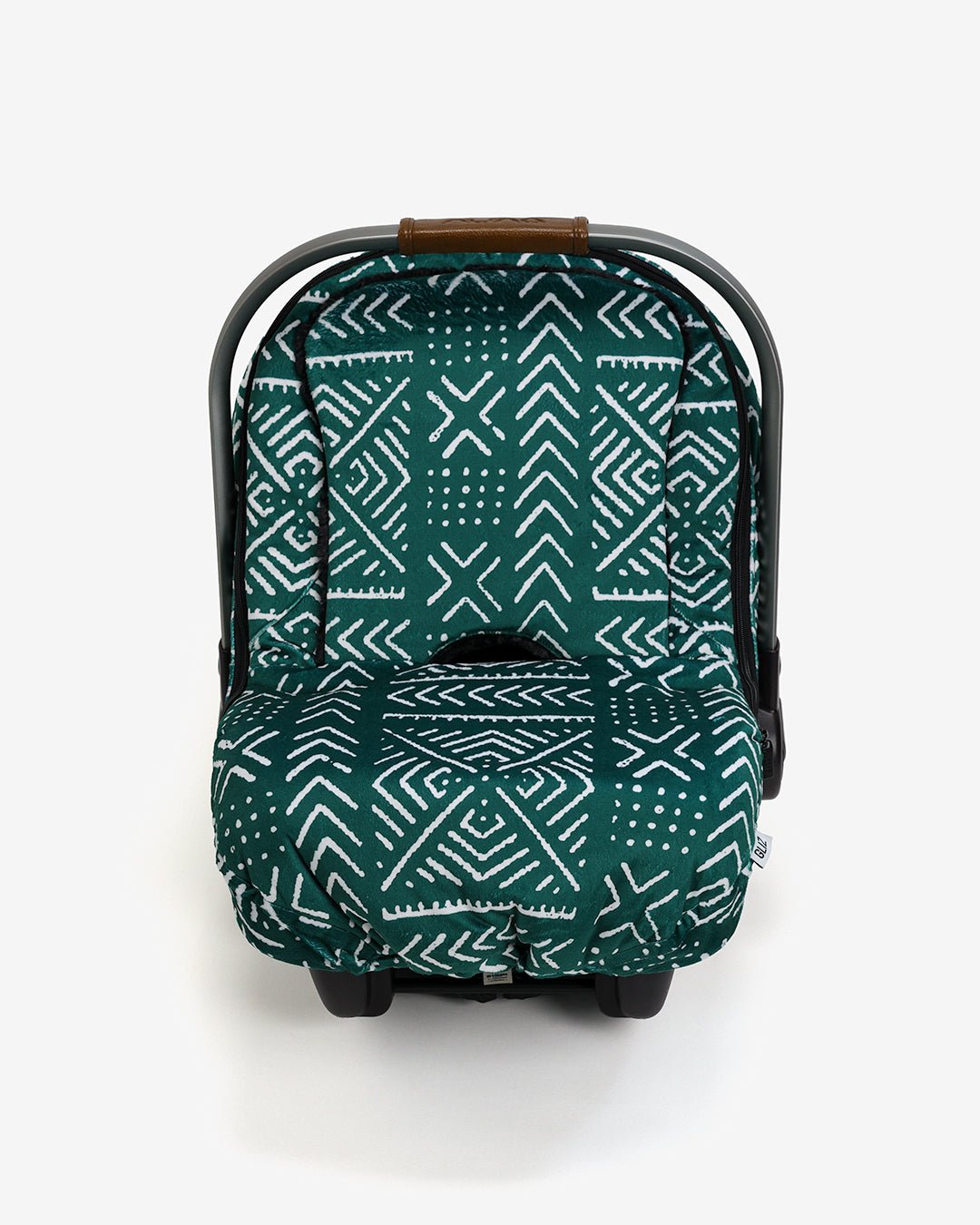 Winter Cover - Green Mudcloth - Gliz Design