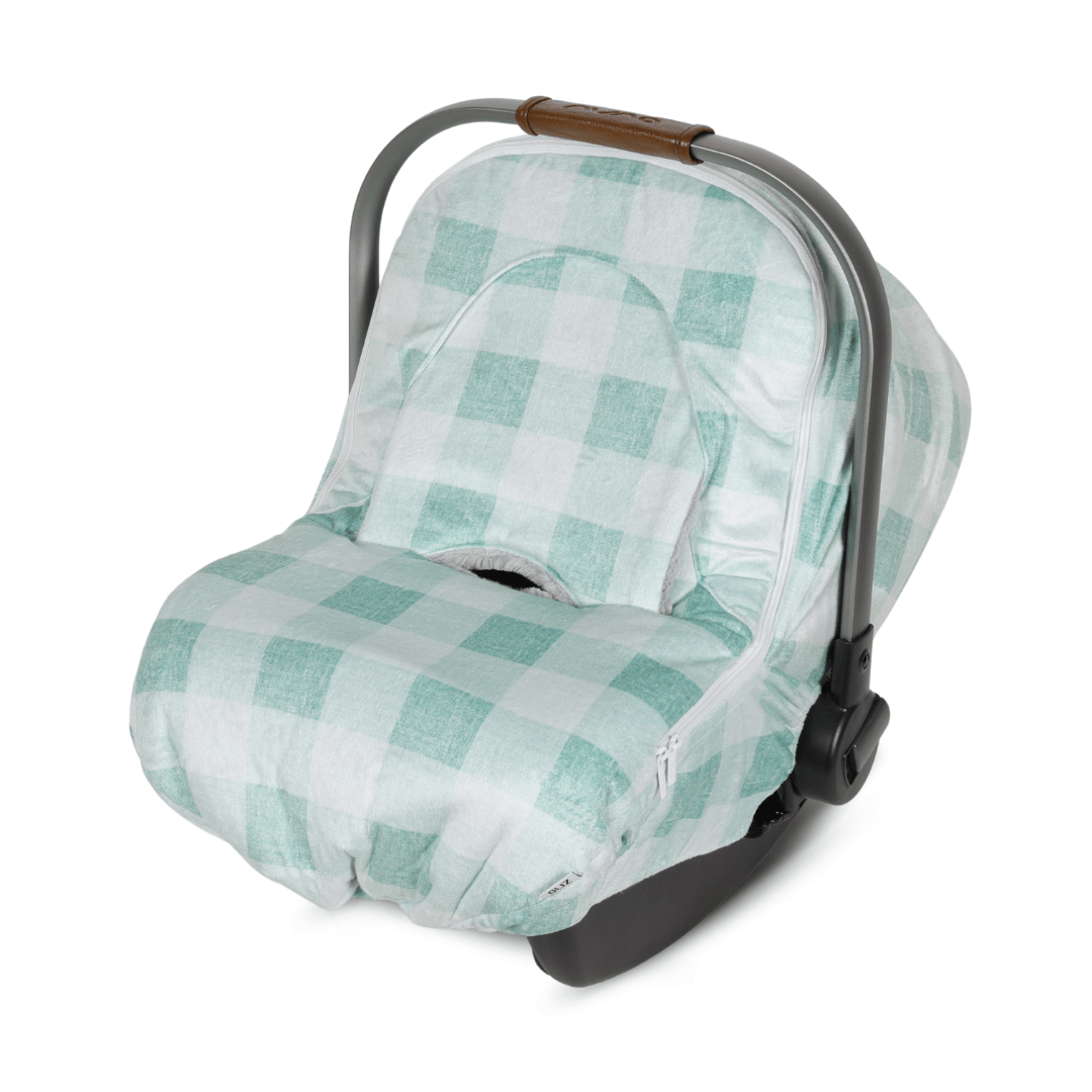 Winter Cover - Mint Green Checkers - Gliz Design