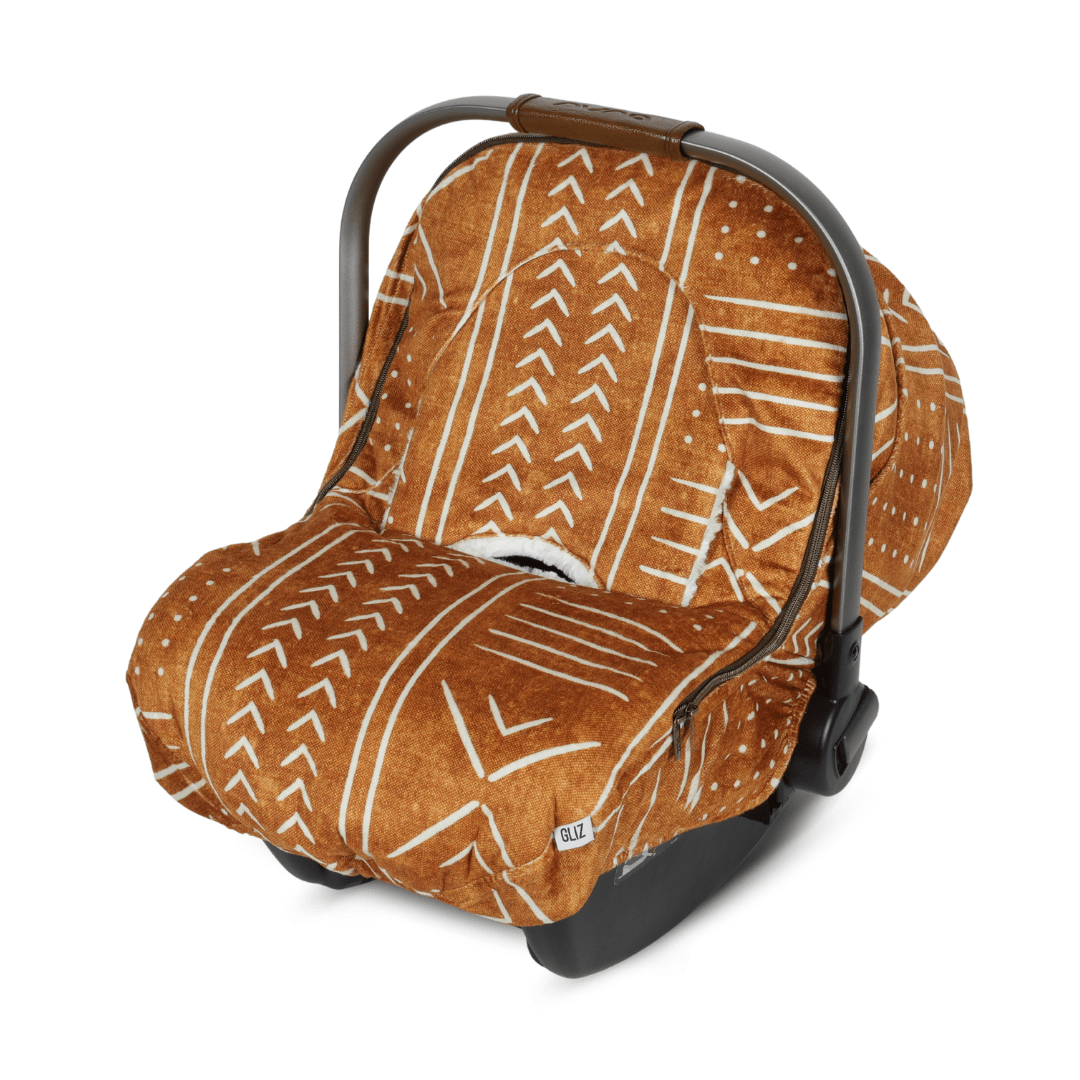 Winter Cover - Mustard Mudcloth - Gliz Design