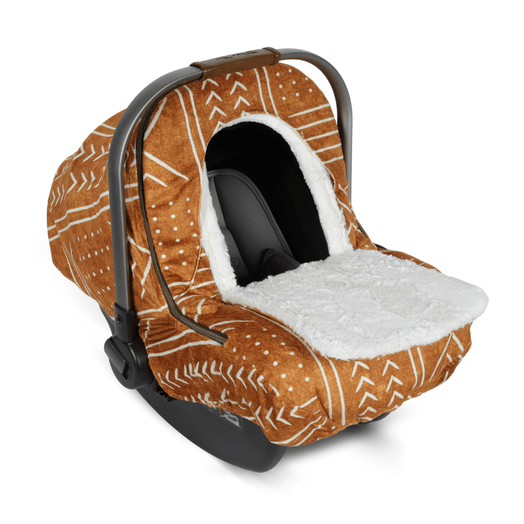 Winter Cover - Mustard Mudcloth - Gliz Design