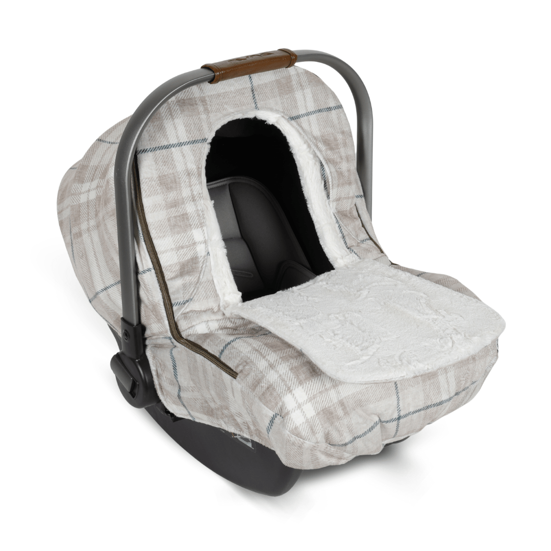 Winter Cover - Neutral Fall Plaid - Gliz Design