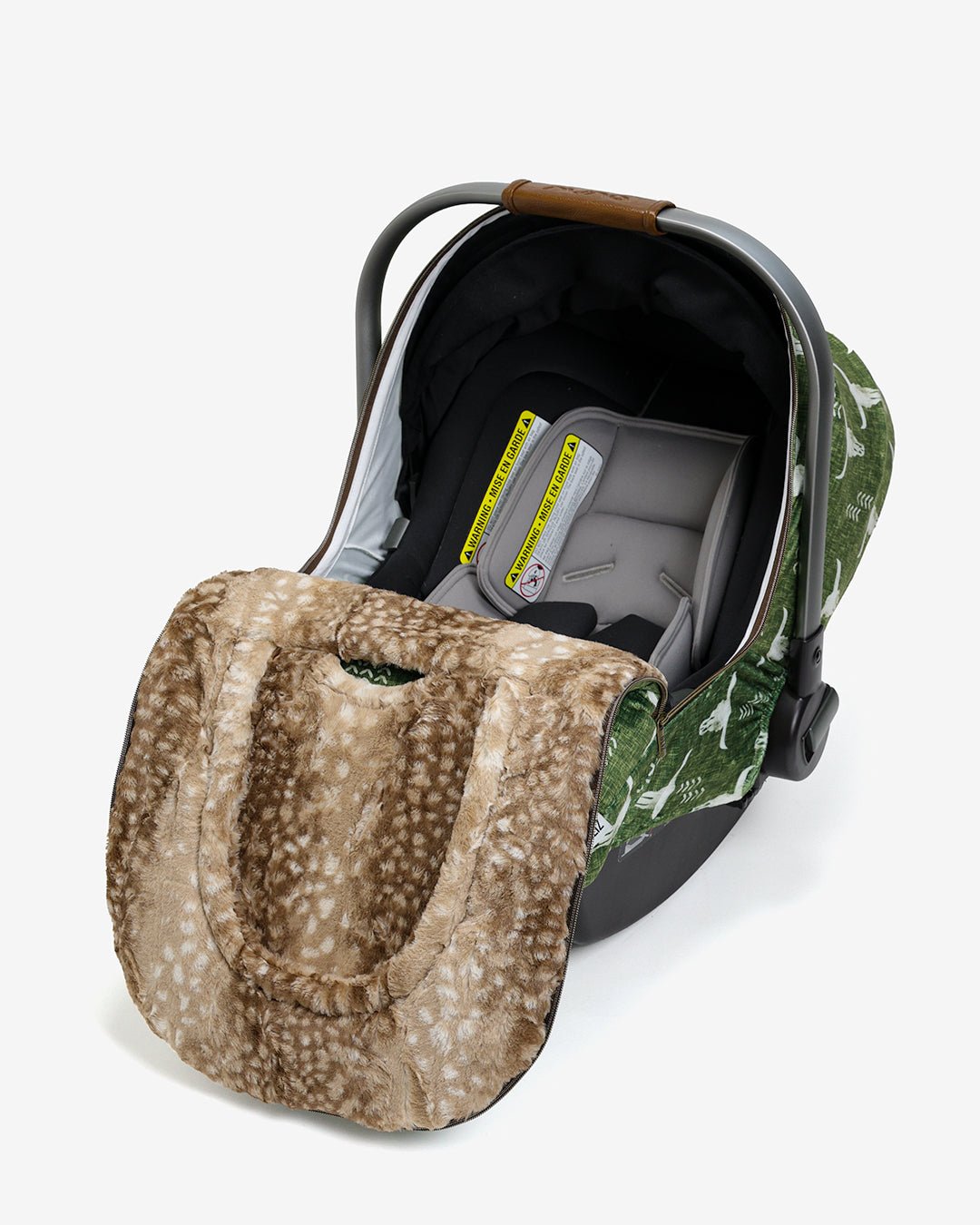 Winter Cover - Olive Green Long Horns - Gliz Design