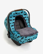 Winter Cover - Teal Cows - Gliz Design