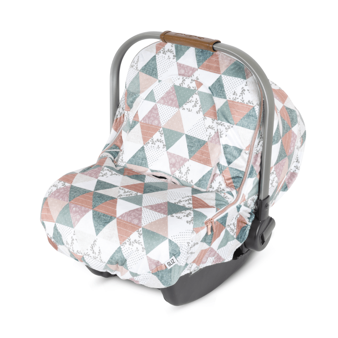 Winter Cover - Triangles Mauve - Gliz Design