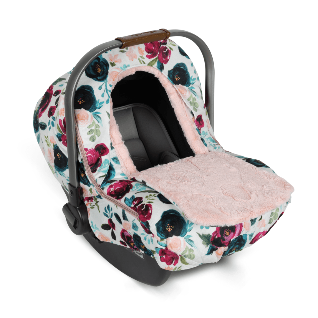 Winter Cover - Valentina Rose Pink Teal - Gliz Design