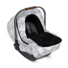 Winter Cover - White and Black Square Dots - Gliz Design