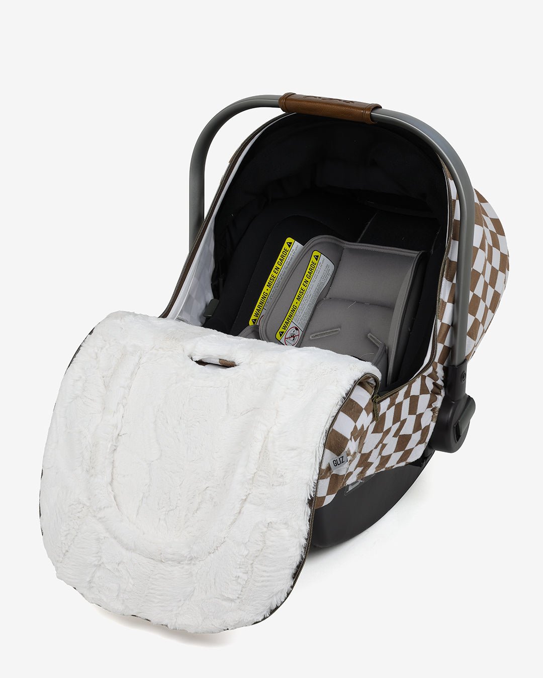 Winter GlizCover™ - Espresso Checkers - Gliz Design