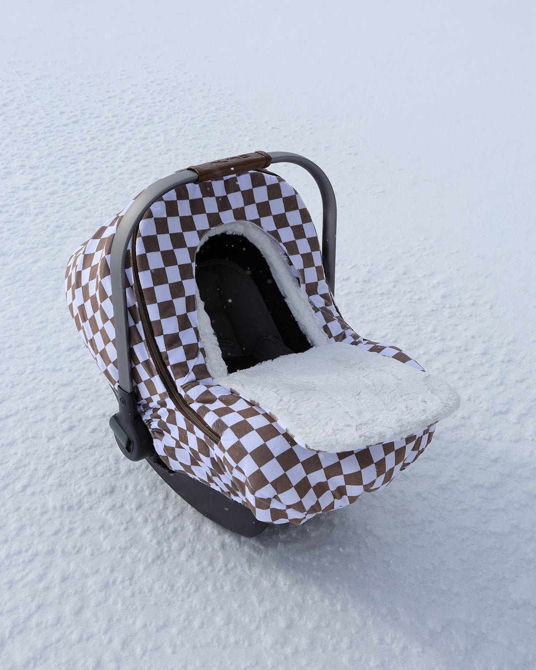 Winter GlizCover™ - Espresso Checkers - Gliz Design