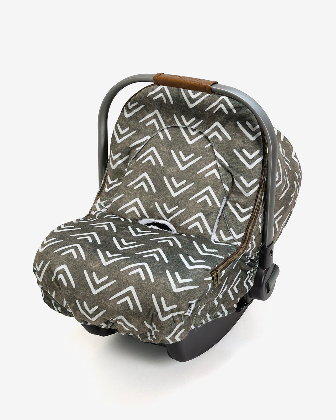 Winter GlizCover™ - Taupe Mudcloth Double Arrow - Gliz Design