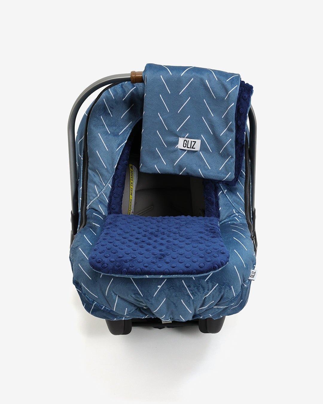 Winter GlizCover™ - Tribal Chevron Blue - Gliz Design