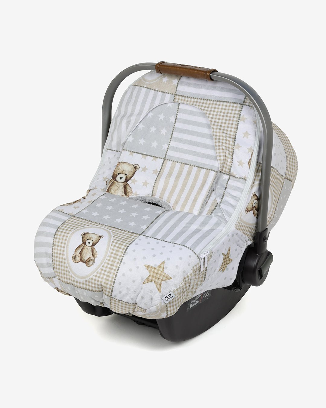 Winter GlizCover™ - Vintage Teddy Bear Cheater Qulit - Gliz Design