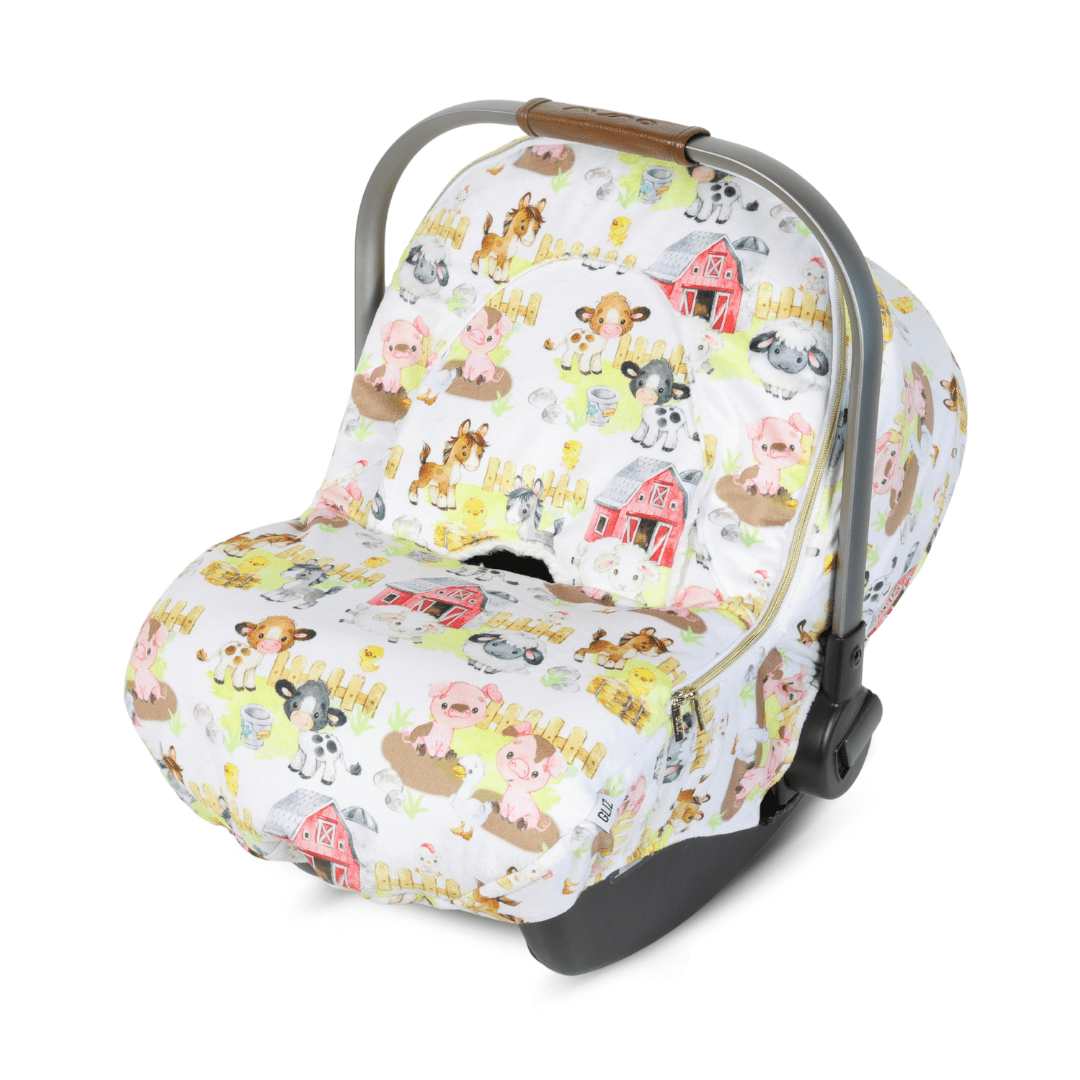 Winter GlizCover™ - Watercolor Farm Animals Baby Nursery - Gliz Design