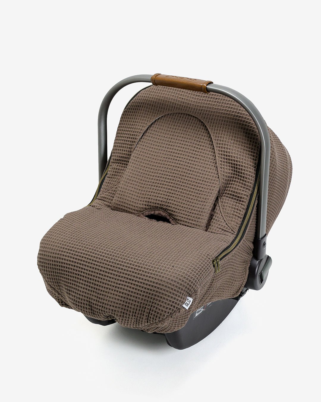 Winter Waffle Cover - Brick - Gliz Design