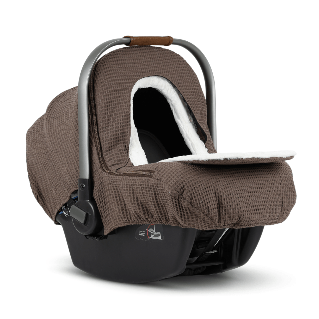 Gliz Design Baby Car Seat Winter Covers Waffle Brick