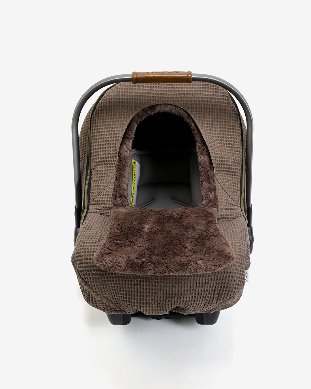 Winter Waffle Cover - Brick - Gliz Design