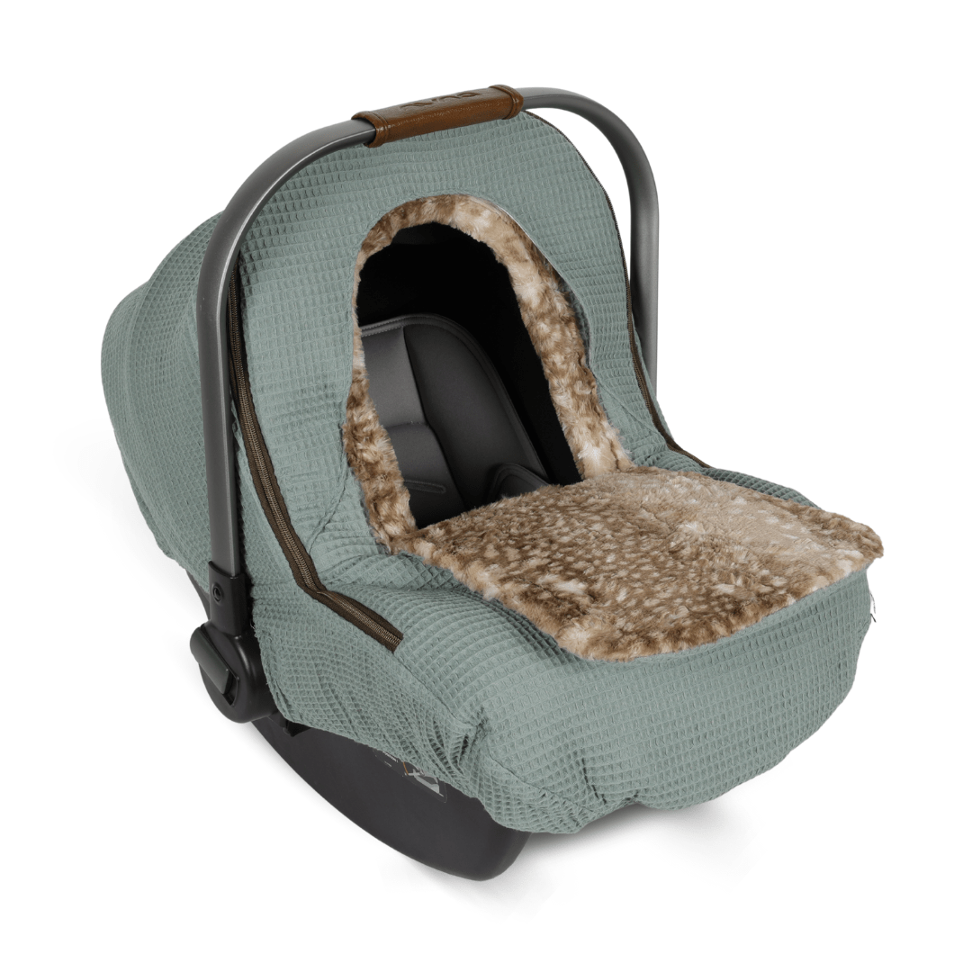 Winter Waffle Cover - Sage - Gliz Design