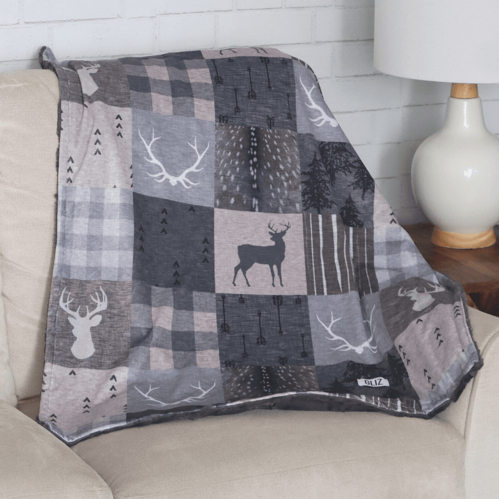 Blankets - Deer Patchwork - Gliz Design
