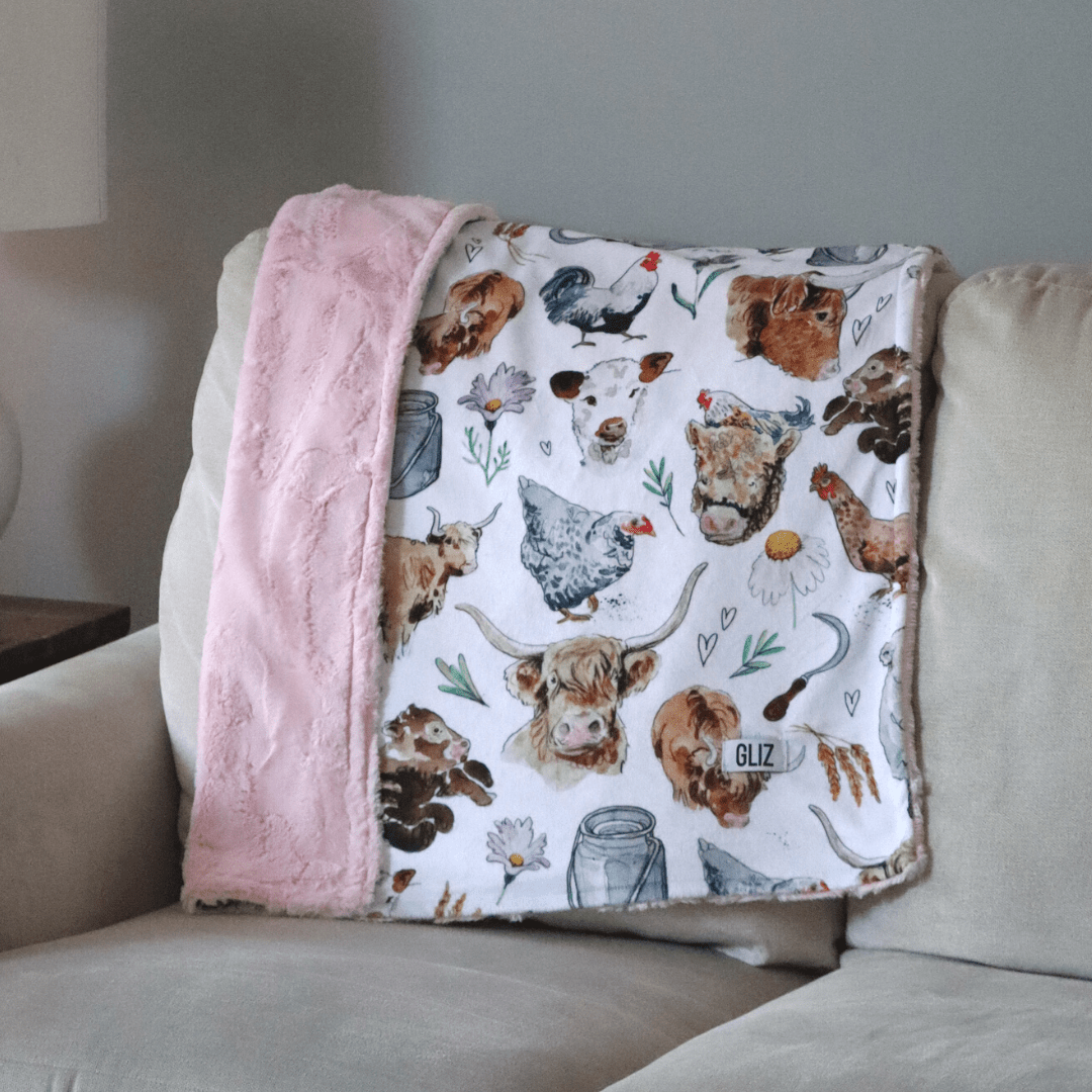 Blankets - Farm Animal - Gliz Design