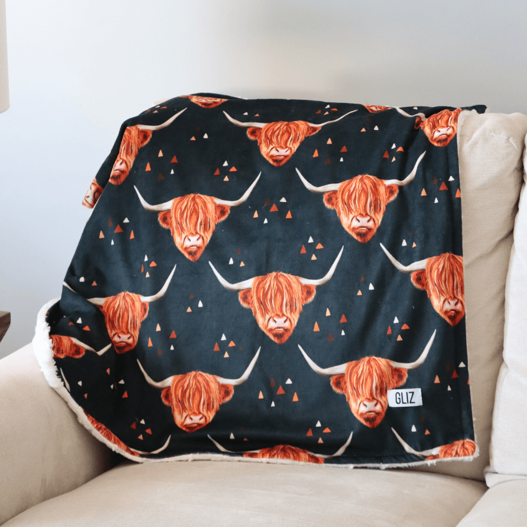 Blankets - Highland Cow - Gliz Design