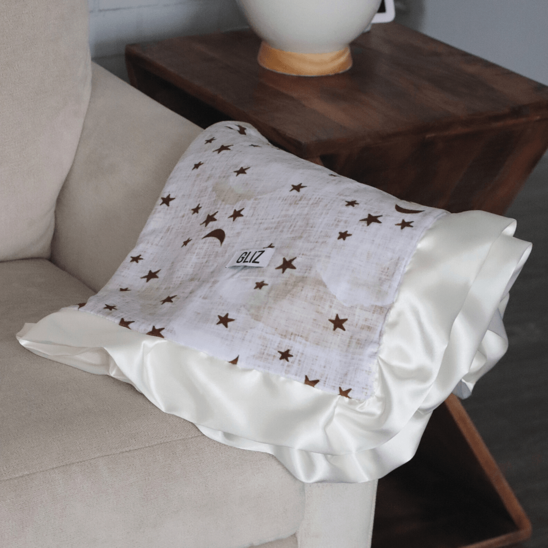 Blankets - Moon & Stars (Cream) - Gliz Design