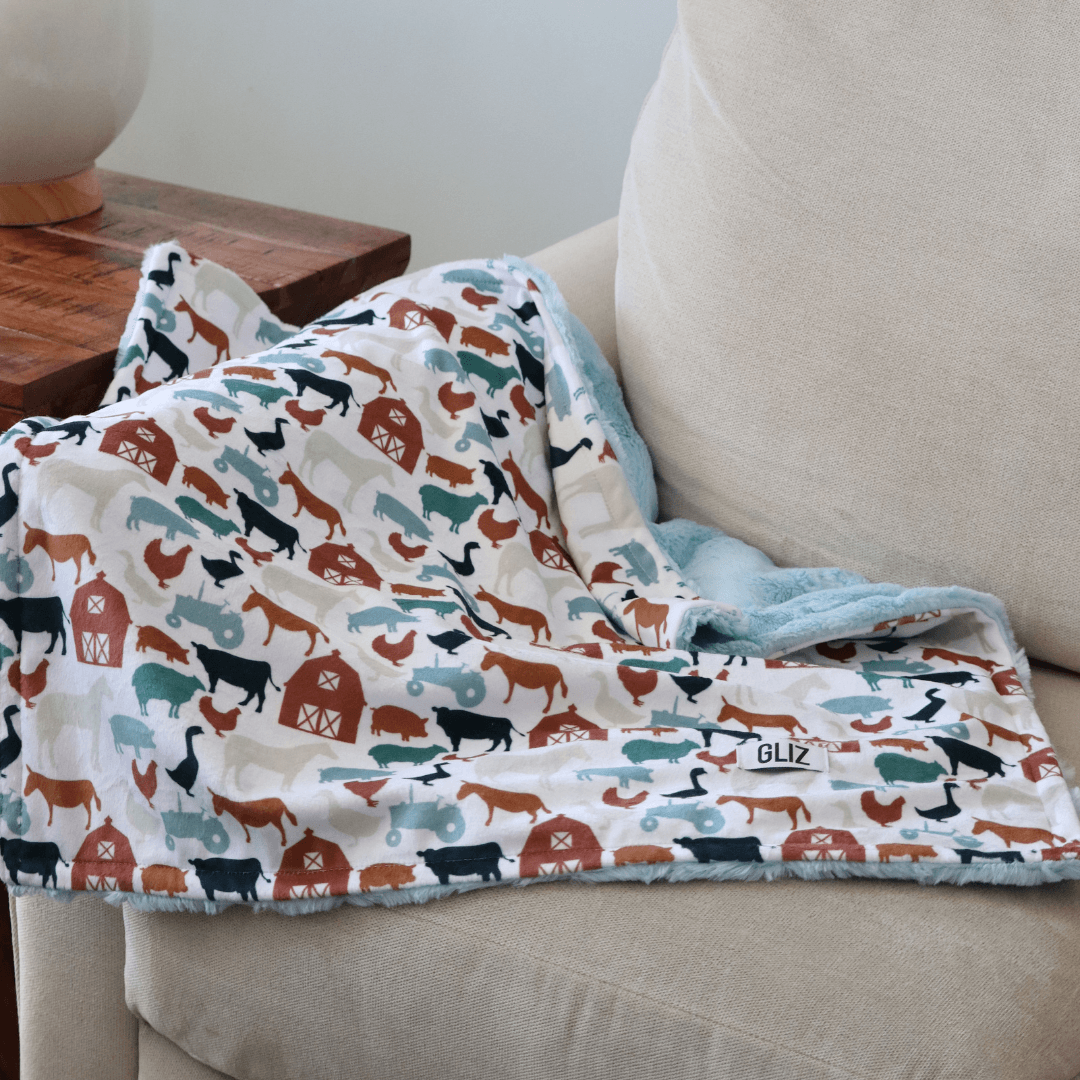 Blankets - Small Farm Animals - Gliz Design