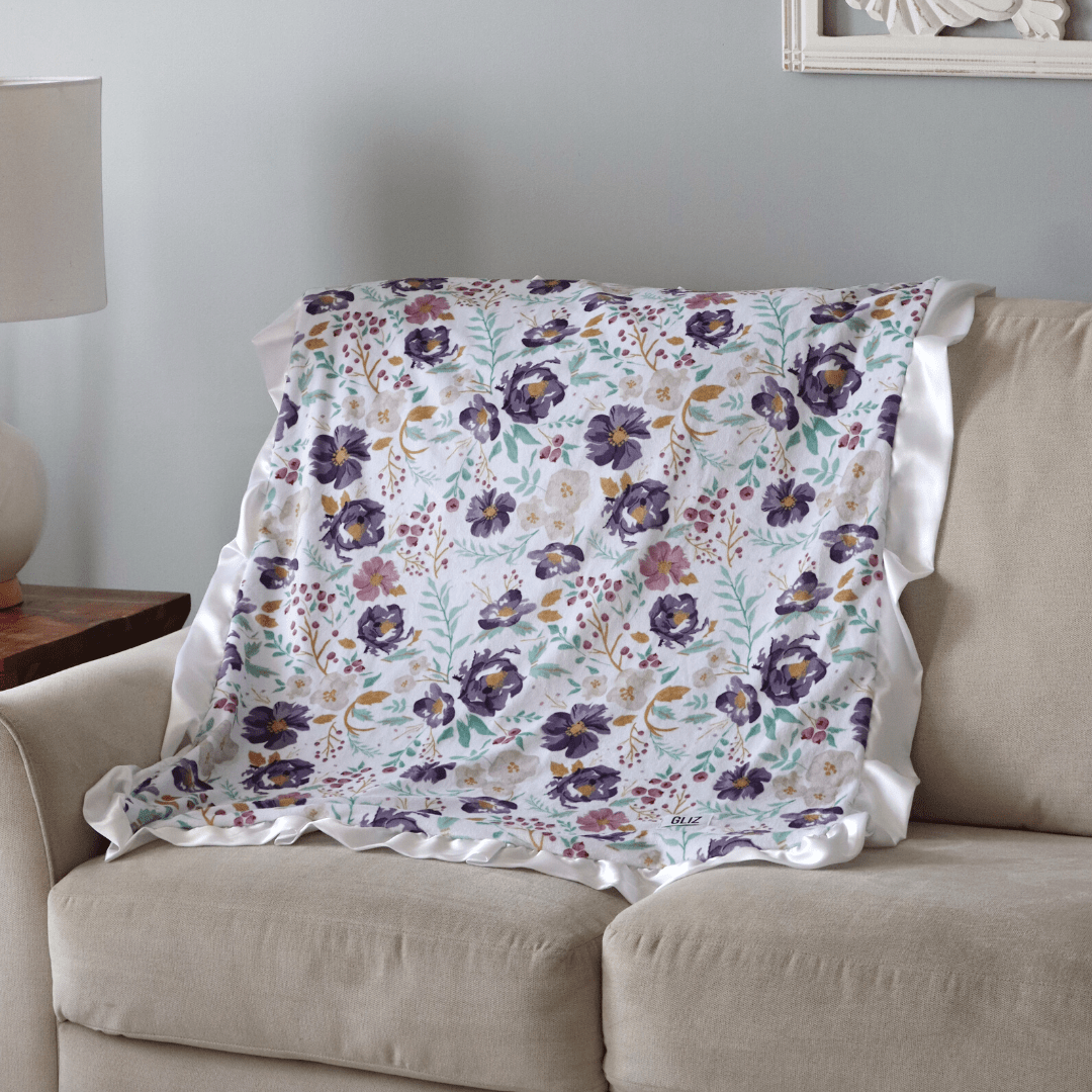 Blankets - Soft Meadow Floral - Gliz Design