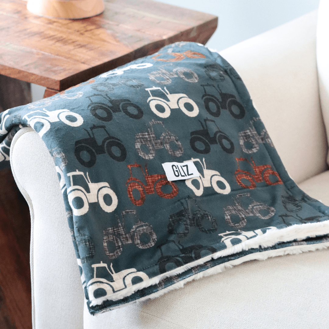 Blankets - Tractors - Gliz Design