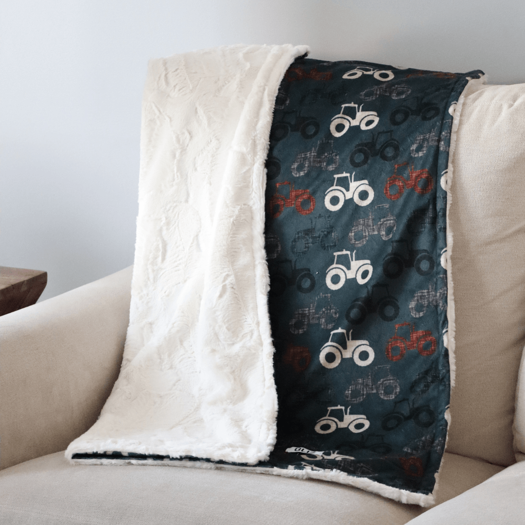 Blankets - Tractors - Gliz Design