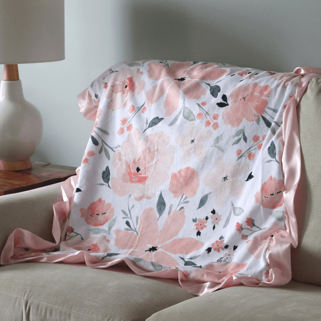 Blankets - Watercolor Floral - Gliz Design