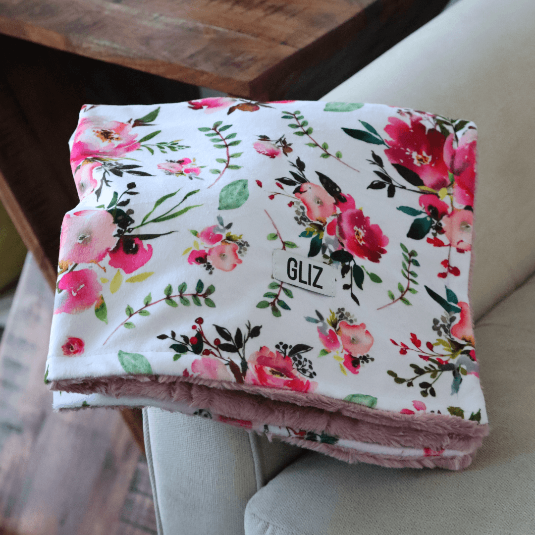Blankets - Watercolour Floral - Gliz Design