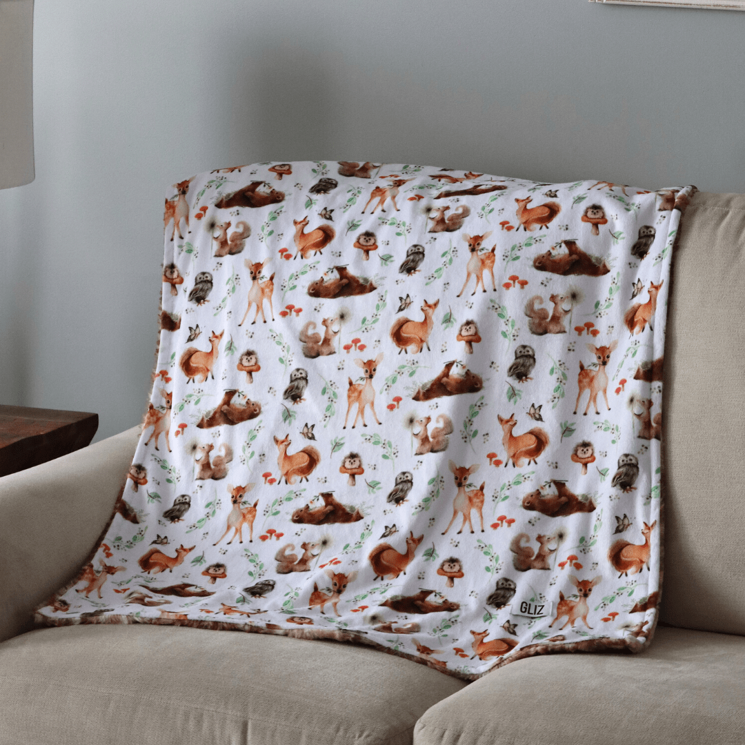 Blankets - Woodlands Animal - Gliz Design