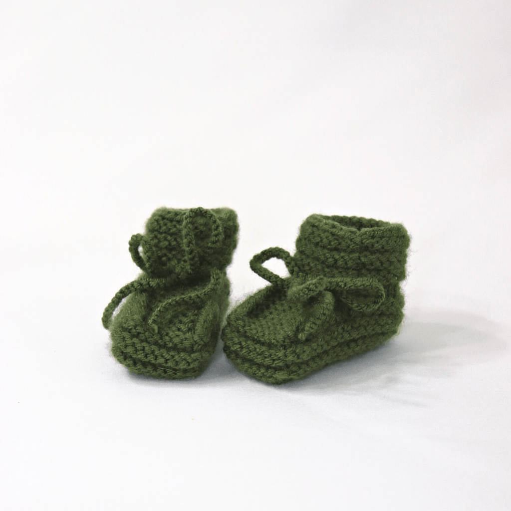 Hand Knitted Baby Booties - Gliz Design