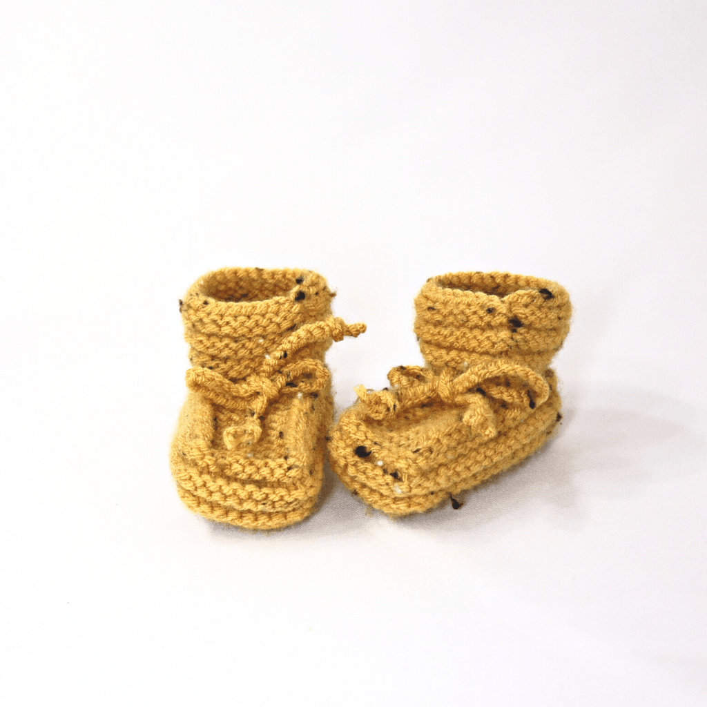 Hand Knitted Baby Booties - Gliz Design
