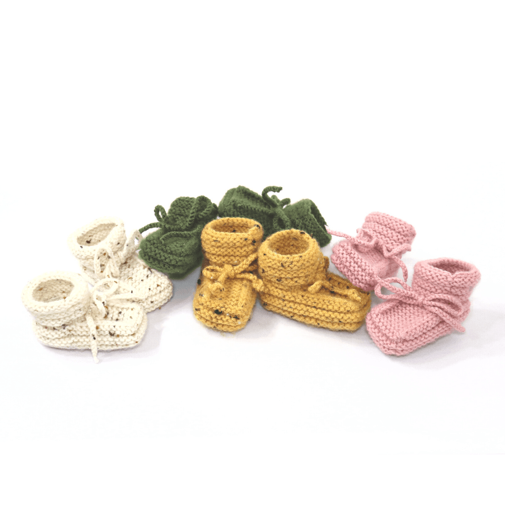 Hand Knitted Baby Booties - Gliz Design