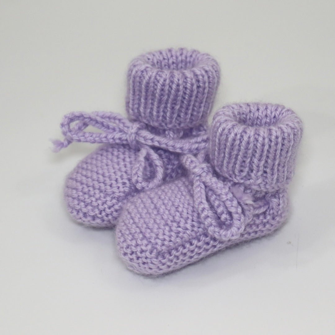 Hand Knitted Booties v2 - Gliz Design