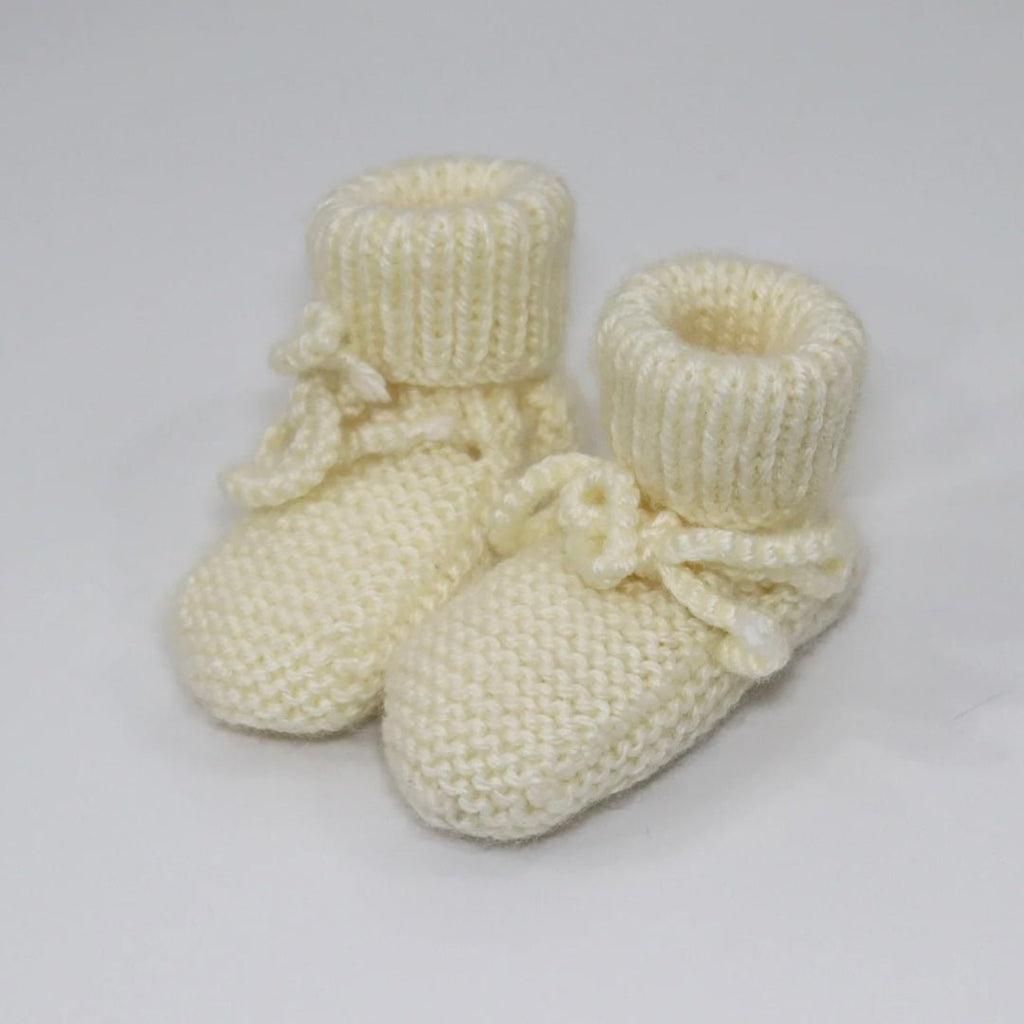 Hand Knitted Booties v2 - Gliz Design