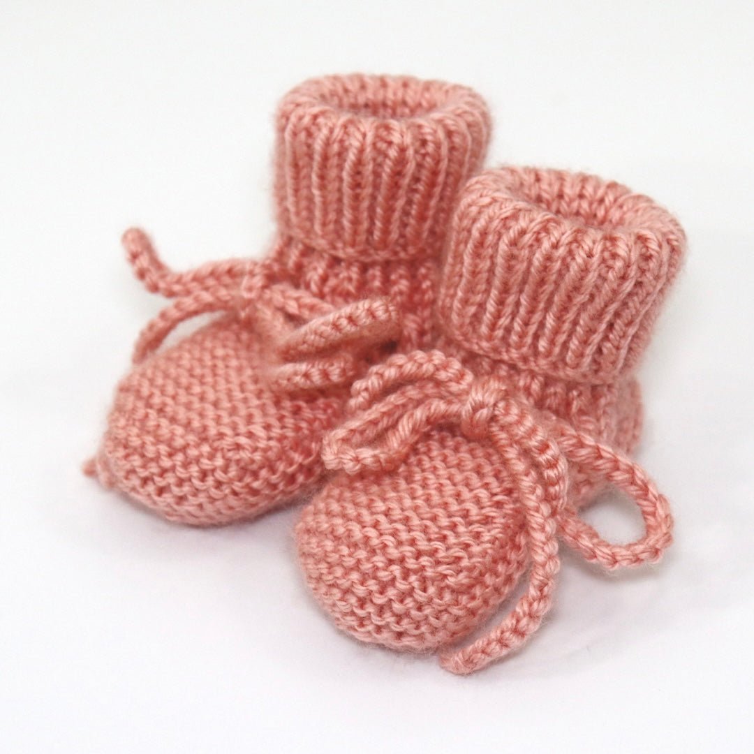 Hand Knitted Booties v2 - Gliz Design