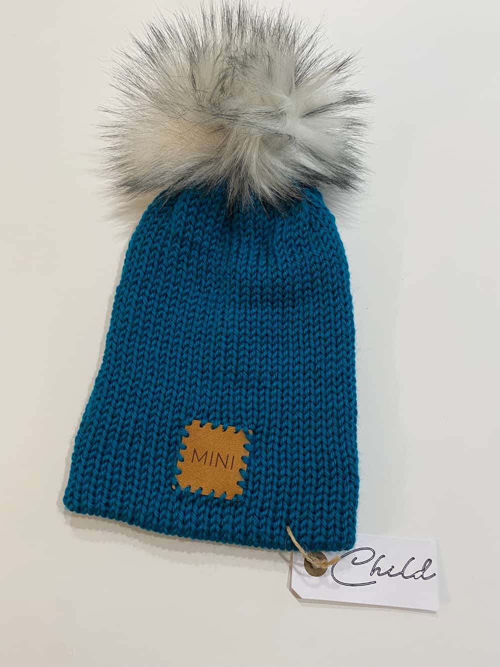 Knitted Toque,Beanie (Blue) - Gliz Design