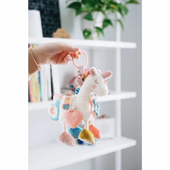 Link & Love™ Unicorn Activity Plush with Teether Toy - Gliz Design